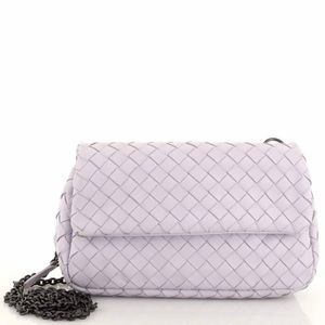 Bottega Veneta Purple Expandable Crossbody Bag